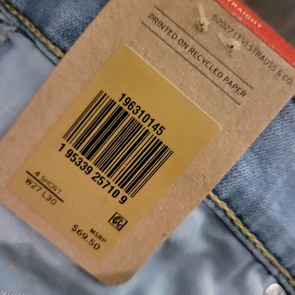 NEW NWT Levis 314 Shaping Straight-Size W27/L30 - Picture 6 of 10